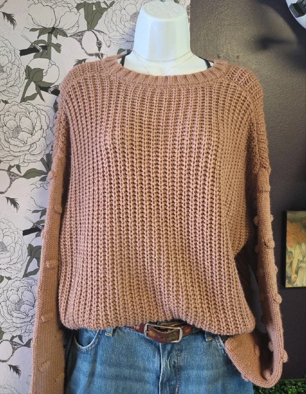 moon & madison chunky textured